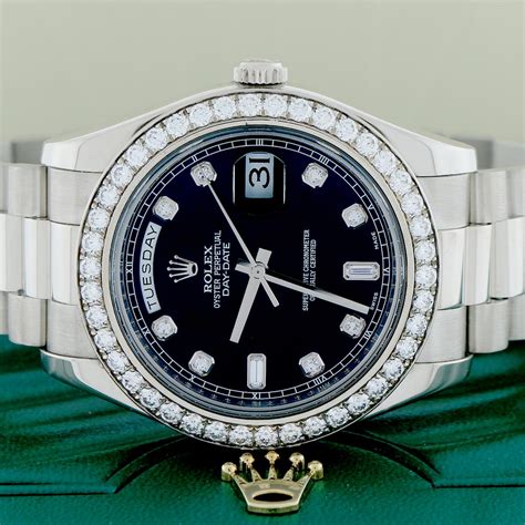 rolex presidential series for sale white gold|Rolex presidential 41mm white gold.